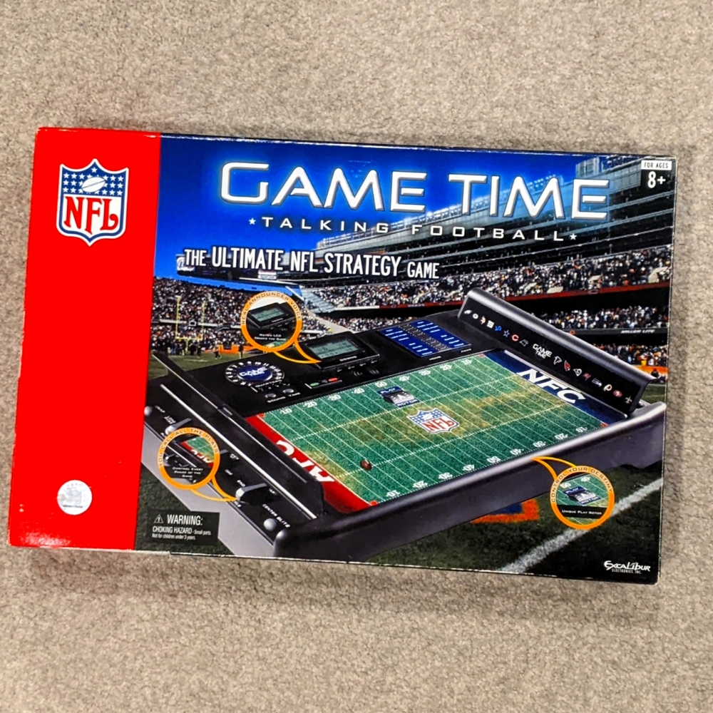 NFL Game Time Electronic Talking Football Game by Excalibur